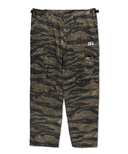 WIND AND SEA（ウィンダンシー）の「MILITARY CARGO PANTS（カーゴパンツ・メンズ・ブラック/タイガーカモ/ウッドランド/オリーブ・M/L/XL）」の4枚目の写真