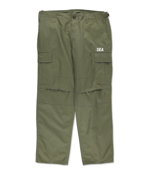 WIND AND SEA（ウィンダンシー）の「MILITARY CARGO PANTS（カーゴパンツ・メンズ・ブラック/タイガーカモ/ウッドランド/オリーブ・M/L/XL）」の3枚目の写真