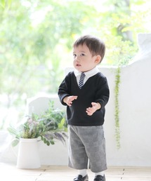 Aenak （アエナック）の「Aenak フォーマルVネックスーツ 2点セット（その他ベビーウェア）」