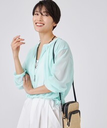 み*❥様 ノーカラーシアージャケット JILL STUART（ジルスチュアート）の「◇シアーミックス