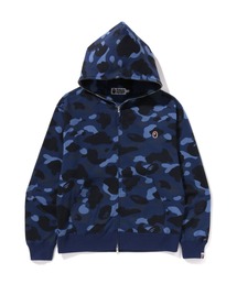 A BATHING APE(AxCVOGCv)ONE POINT COLOR CAMO CROPPED  FULL ZIP HOODIE(p[J[)