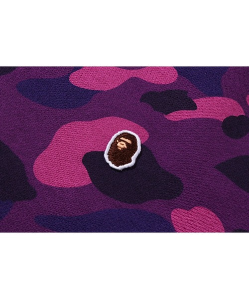 A BATHING APE(アベイシングエイプ)の「ONE POINT COLOR CAMO CROPPED FULL ZIP HOODIE(パーカー・メンズ・ブラック/パープル/ネイビー・XX-LARGE/SMALL/LARGE/X-LARGE/MEDIUM)」の9枚目の写真