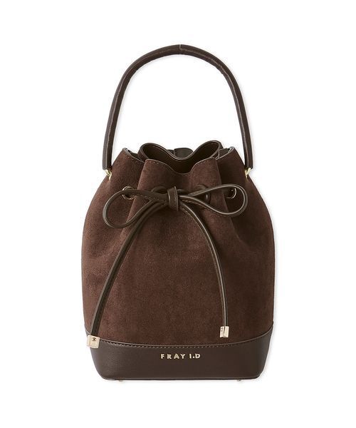 FRAY I.D（フレイアイディー）の「スエードリボンバッグ（ショルダーバッグ・レディース・ブラウン・F）」の7枚目の写真