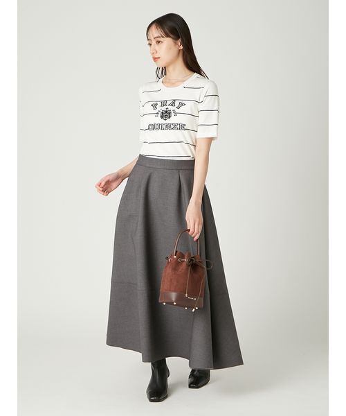 FRAY I.D（フレイアイディー）の「スエードリボンバッグ（ショルダーバッグ・レディース・ブラウン・F）」の17枚目の写真