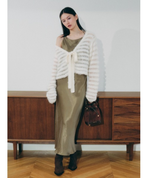 FRAY I.D（フレイアイディー）の「スエードリボンバッグ（ショルダーバッグ・レディース・ブラウン・F）」の21枚目の写真