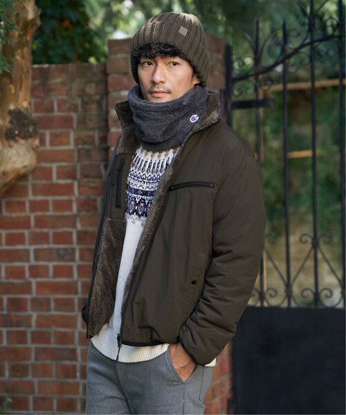 ikka（イッカ）の「ワイドリブニットワッチ（ニットキャップ/ビーニー・メンズ・ライム/ブラック/グレー/チャコールグレー/オフホワイト・FREE）」の16枚目の写真