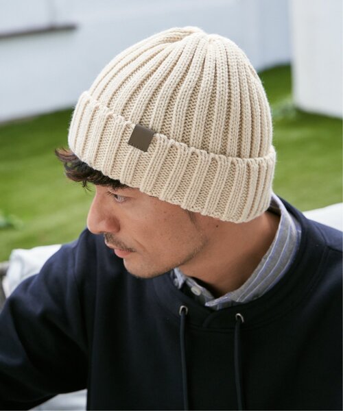 ikka（イッカ）の「ワイドリブニットワッチ（ニットキャップ/ビーニー・メンズ・ライム/ブラック/グレー/チャコールグレー/オフホワイト・FREE）」の18枚目の写真