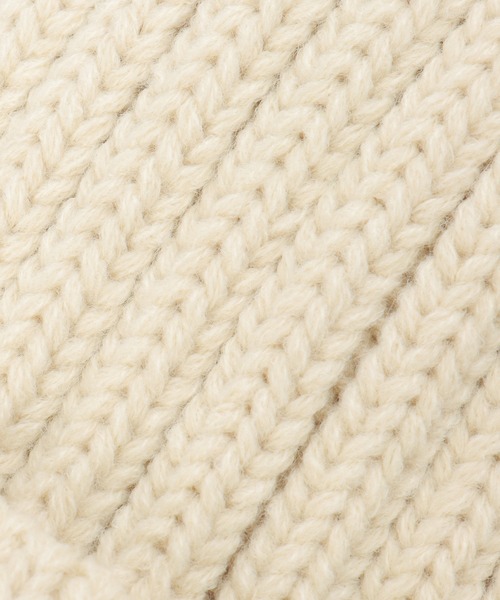 ikka（イッカ）の「ワイドリブニットワッチ（ニットキャップ/ビーニー・メンズ・ライム/ブラック/グレー/チャコールグレー/オフホワイト・FREE）」の8枚目の写真