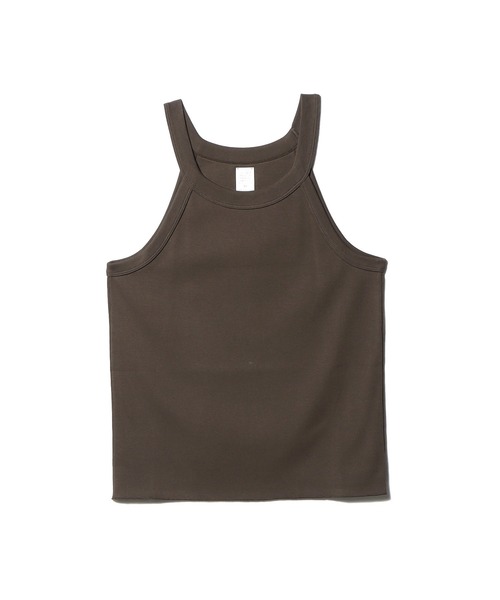 ESTNATION(エストネーション)の「GOOD PEOPLE GOOD STITCHING GOOD PRODUCT for ESTNATION / オーガニックコットン タンクトップ(タンクトップ・レディース・ブラウン/レッド/ネイビー/オフホワイト・FREE)」の3枚目の写真