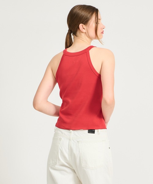 ESTNATION(エストネーション)の「GOOD PEOPLE GOOD STITCHING GOOD PRODUCT for ESTNATION / オーガニックコットン タンクトップ(タンクトップ・レディース・ブラウン/レッド/ネイビー/オフホワイト・FREE)」の9枚目の写真