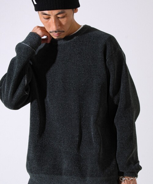 GLOSTER（グロスター）の「【昨年人気アイテム再登場！チクチクしないニット】モールダブルフェイス プルオーバーニット（ニット/セーター・メンズ・ネイビー/ブラック/モスグリーン/グレイッシュベージュ・L/M/S）」の16枚目の写真