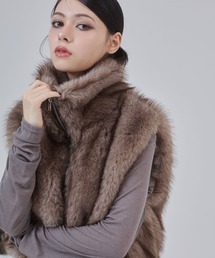 twins⭐︎mamaMARIED'OR/新品/フード付ファーベスト ファーベスト」に該当するレディースファッション通販 - ZOZOTOWN