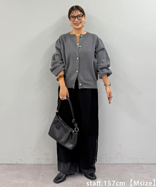 DISCOAT（ディスコート）の「ライトオンスデニムワイドパンツ（デニムパンツ・レディース・ブラック/ブルー・SMALL/MEDIUM/LARGE）」の14枚目の写真