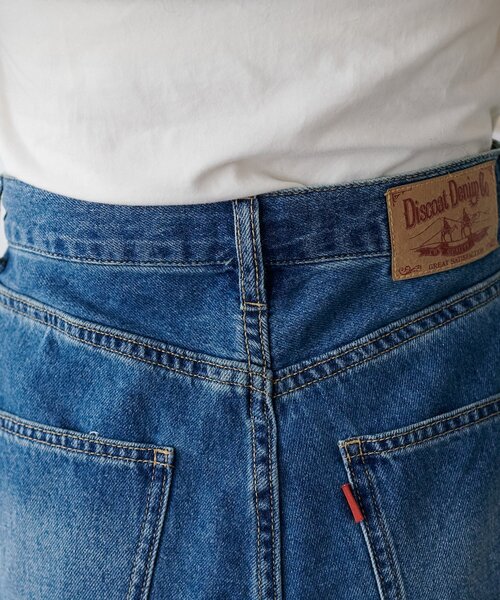 DISCOAT（ディスコート）の「ライトオンスデニムワイドパンツ（デニムパンツ・レディース・ブラック/ブルー・SMALL/MEDIUM/LARGE）」の22枚目の写真