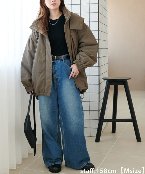 セール】ライトオンスデニムワイドパンツ（デニムパンツ）｜DISCOAT