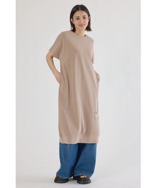 RODEO CROWNS WIDE BOWL（ロデオクラウンズワイドボウル）の「2way ワッフルコンビカットロングワンピース（ワンピース・レディース・ベージュ/オレンジ/ブラック・FREE）」の19枚目の写真