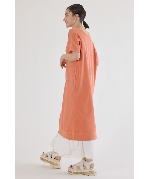 RODEO CROWNS WIDE BOWL（ロデオクラウンズワイドボウル）の「2way ワッフルコンビカットロングワンピース（ワンピース・レディース・ベージュ/オレンジ/ブラック・FREE）」の15枚目の写真