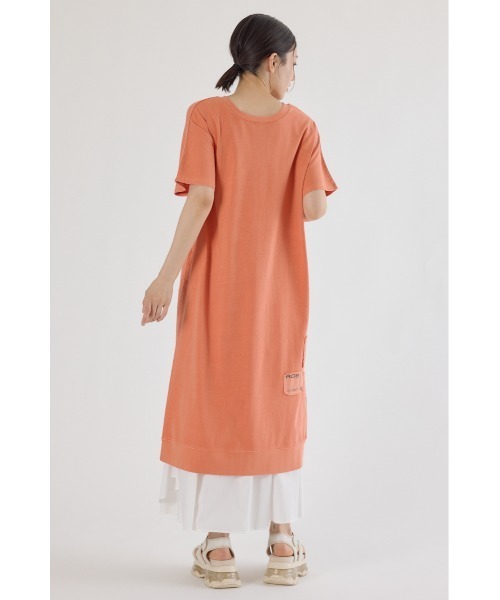 RODEO CROWNS WIDE BOWL（ロデオクラウンズワイドボウル）の「2way ワッフルコンビカットロングワンピース（ワンピース・レディース・ベージュ/オレンジ/ブラック・FREE）」の17枚目の写真