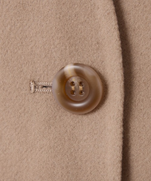 COLLAGE GALLARDAGALANTE（コラージュガリャルダガランテ）の「リバーレイヤードコート/ロングベスト/ノーカラージャケット/2点セットアイテム（その他アウター・レディース・チャコールグレー/ベージュ・FREE）」の6枚目の写真