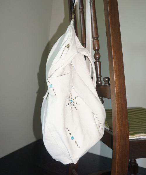 セール】Three-Way Stud Twill Bag（ショルダーバッグ）｜SCULPTOR