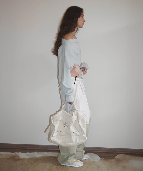 セール】Three-Way Stud Twill Bag（ショルダーバッグ）｜SCULPTOR