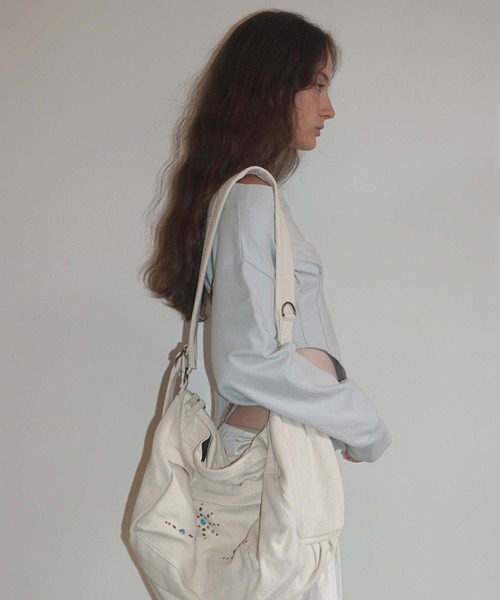 セール】Three-Way Stud Twill Bag（ショルダーバッグ）｜SCULPTOR