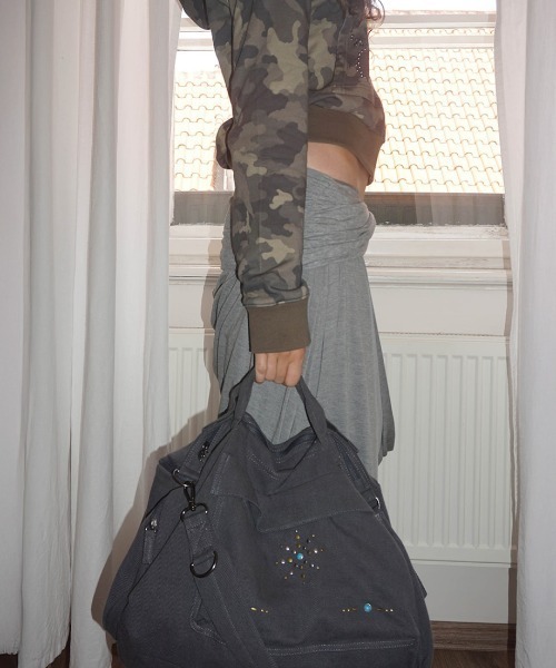 スカルプター　bag セール】Three-Way Stud Twill Bag（ショルダーバッグ）｜SCULPTOR