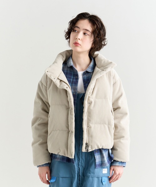 CORDUROY SHORT DOWN JACKET W/コーデュロイショートダウンジャケット