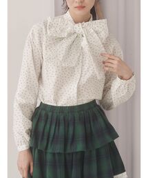 merry jenny | frillタイリボンブラウス(シャツ/ブラウス)