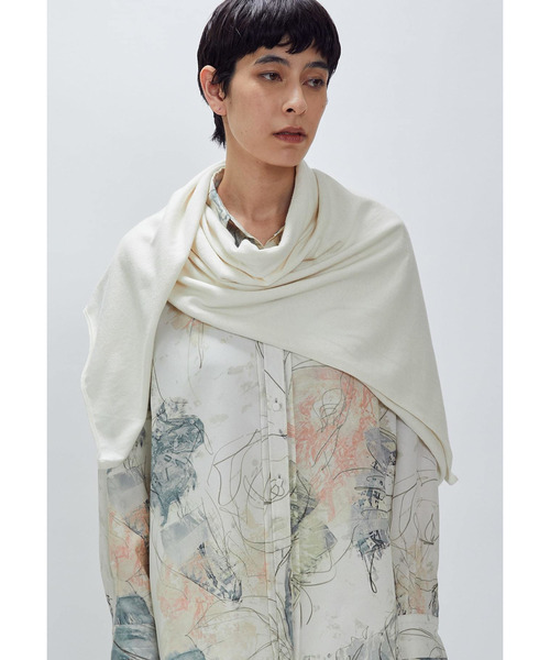 セール】＜THROW (スロー)＞スクエアスカーフ（ストール/ショール