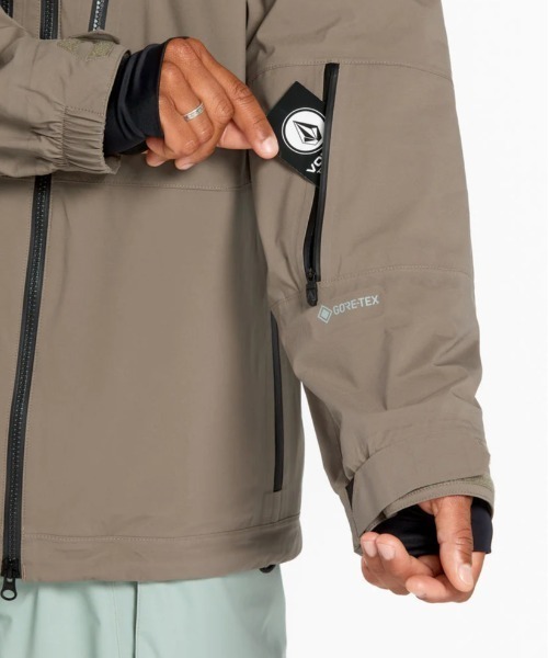 VOLCOM(ボルコム)の「【VOLCOM/ボルコム】 Mens Guch Stretch Gore Jacket /ゴアテックスストレッチスキースノーボードジャケット(その他アウター・メンズ・ベージュ系その他・MEDIUM/LARGE/X-LARGE)」の7枚目の写真