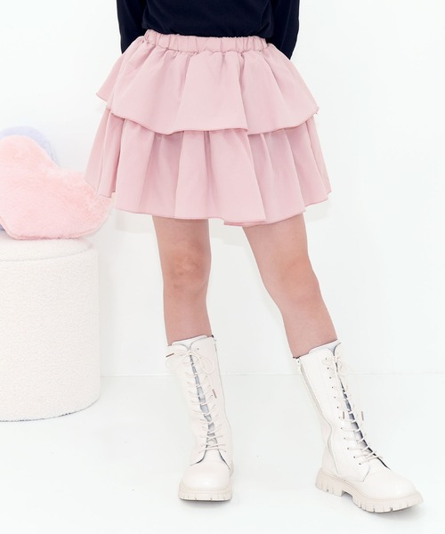 Bee des Bee（ビーデスビー）の「フリルスカート（スカート・キッズ・ピンク/ブラック・110cm/100cm/150cm/140cm/130cm/120cm）」の13枚目の写真