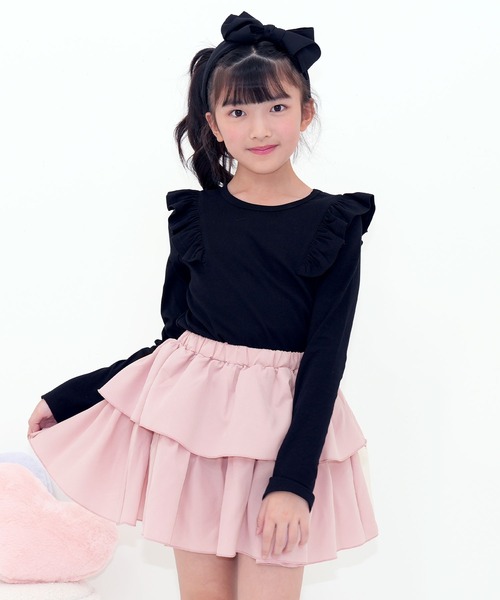 Bee des Bee（ビーデスビー）の「フリルスカート（スカート・キッズ・ピンク/ブラック・110cm/100cm/150cm/140cm/130cm/120cm）」の16枚目の写真