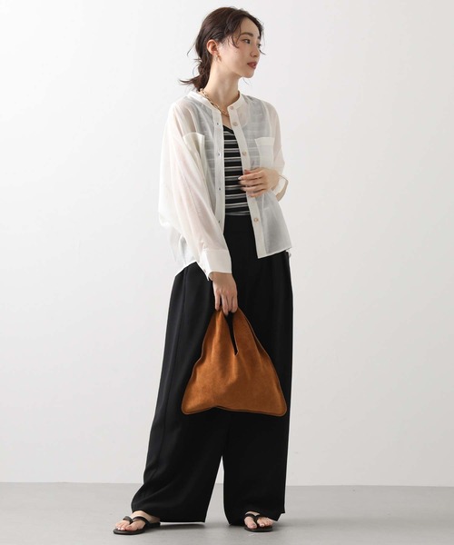 AULENTTI（オウレンティ）の「スエードスモールトート（トートバッグ・レディース・キャメル・FREE）」の2枚目の写真