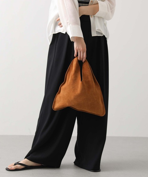 AULENTTI（オウレンティ）の「スエードスモールトート（トートバッグ・レディース・キャメル・FREE）」の3枚目の写真