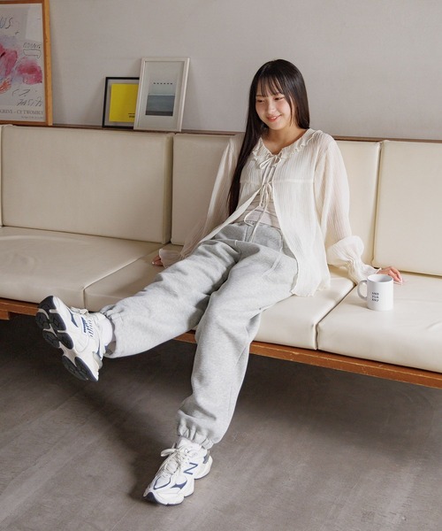 タックダンボールスウェットパンツ/AND YUA ANY/579665（スウェット