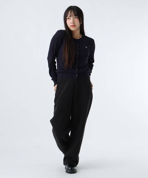 GLOBAL WORK（グローバルワーク）の「タックダンボールスウェットパンツ/AND YUA ANY/579665（スウェットパンツ・キッズ・グレー/ブラック・MEDIUM/SMALL）」の12枚目の写真