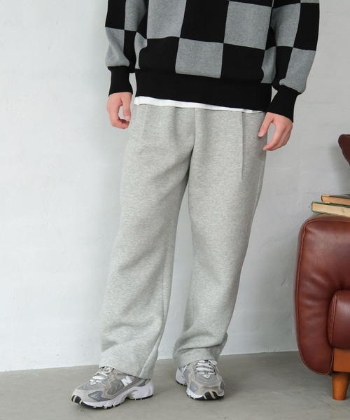 GLOBAL WORK（グローバルワーク）の「タックダンボールスウェットパンツ/AND YUA ANY/579665（スウェットパンツ・キッズ・グレー/ブラック・MEDIUM/SMALL）」の8枚目の写真