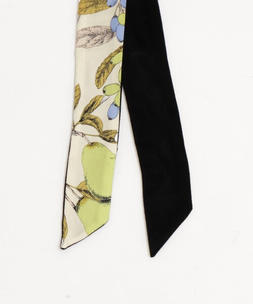 NOLLEY’S（ノーリーズ）の「【manipuri/マニプリ】ベルベット剣先ミニタイ（ネクタイ・レディース・ベージュ系その他3/グリーン系その他3・FREE）」の8枚目の写真