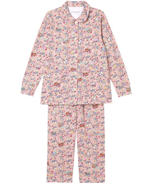 tsumori chisato SLEEP(ツモリチサト スリープ)の「綿100%(本体) パジャマ 長袖 9分丈(ルームウェア/パジャマ・レディース・ピンク系その他/グリーン系その他・M/L)」の1枚目の写真