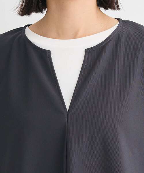 Green　Parks（グリーンパークス）の「リップルフレアベスト（ベスト・レディース・チャコールグレー/ブラック・FREE）」の15枚目の写真