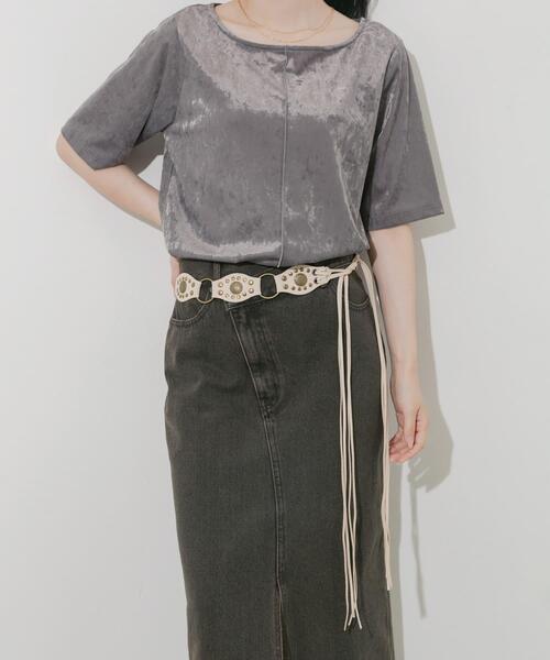 SMELLY(スメリー)の「ウエスタンコンチョベルト(ベルト・レディース・アイボリー・-)」の9枚目の写真