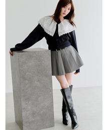 SNIDEL | レイヤードデザインプリーツスカショ(その他パンツ)