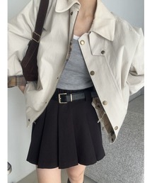 SNIDEL | レイヤードデザインプリーツスカショ(その他パンツ)