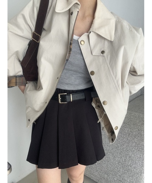 レイヤードデザインプリーツスカショ（その他パンツ）｜SNIDEL