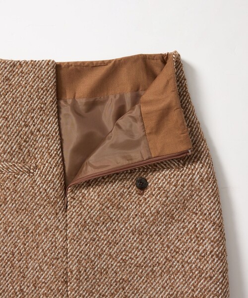 EMMEL REFINES（エメルリファインズ）の「＜EMMEL REFINES＞EM ツィードライク ボンディング ミニスカート（スカート・レディース・ブラック/ブラウン・M/S）」の15枚目の写真