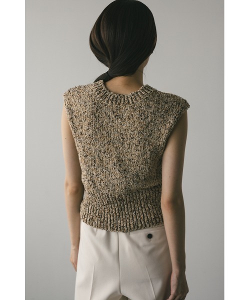 ⚠️新品タグ付き【stylemixer】 2WAY ニットベスト ベージュ ⚠️新品タグ付き【stylemixer】 2WAY ニットベスト ベージュ 2WAY