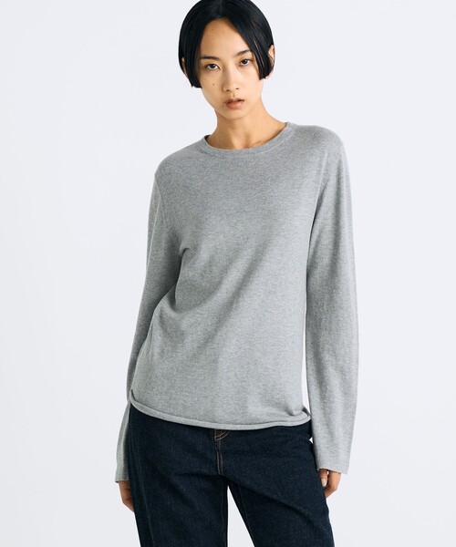 コットンカシミヤ ロングスリーブニット（ニット/セーター）｜EDITION
