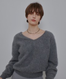 allureville｜アルアバイル（レディース）のニット/セーター（グレー