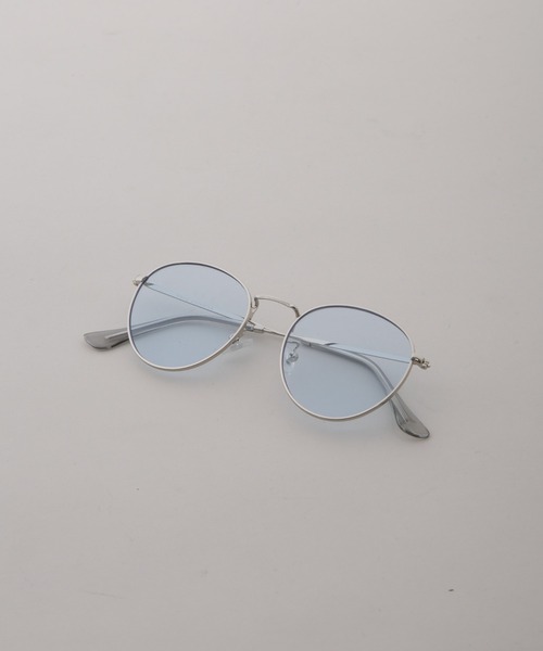 NANO universe（ナノユニバース）の「アイウェア/ボストン型 メタルフレーム 1（サングラス・メンズ・ブルー/グレー・FREE）」の2枚目の写真